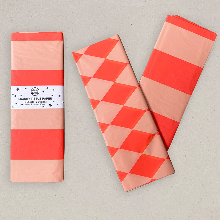 Tissue_Paper_orange_pink_check_stripes