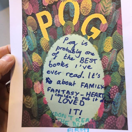 Year 5&6 Book Club give 'Pog' by Padraig  Kenny the thumbs up - Ottie and the Bea
