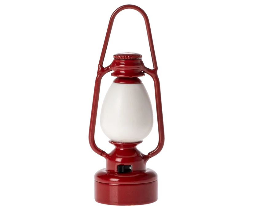 Vintage Lantern Mouse - Red