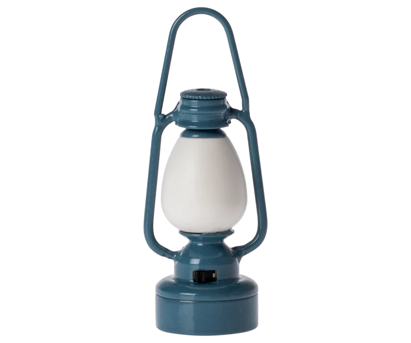 Vintage Lantern, Mouse- Blue