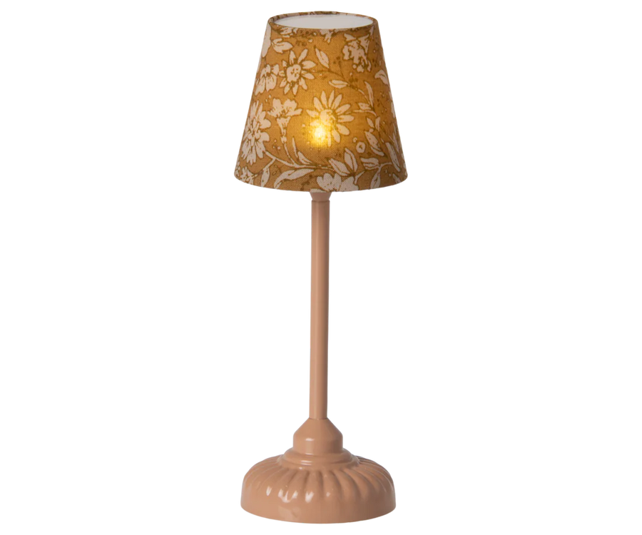 Vintage Floor Lamp-dark powder