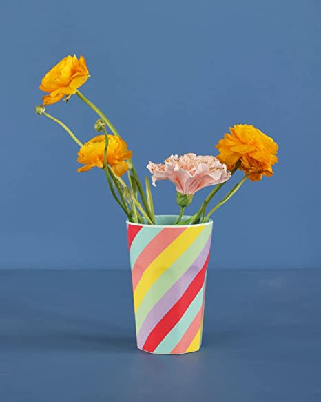 Rice-dk-summer-stripe-cup-with-flowers