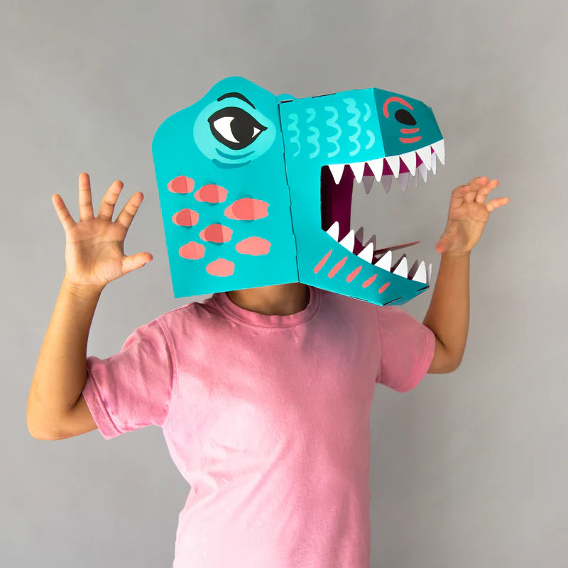 DIY 3D Mask Dinosaur