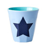 Rice-dk-melamine-cup-ble-with-blue-star