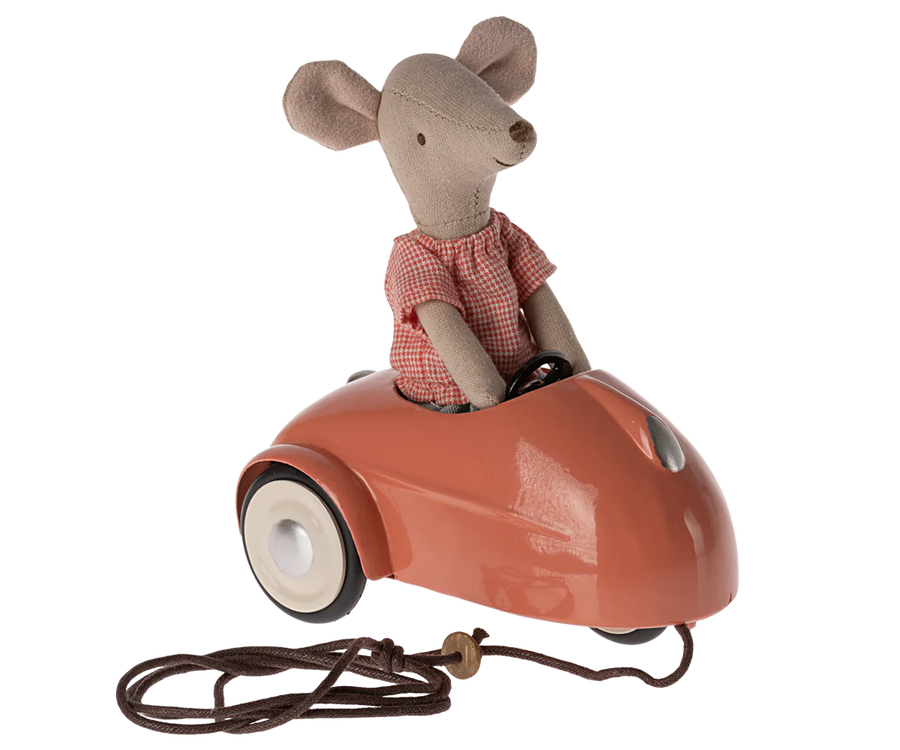 Mouse Car- Coral