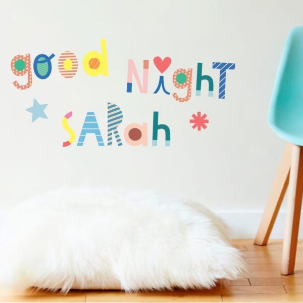 Alphabet Repositionable Wall Stickers