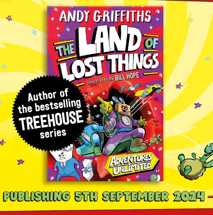 Andy Griffiths The Land Of Lost Things PRE- ORDER