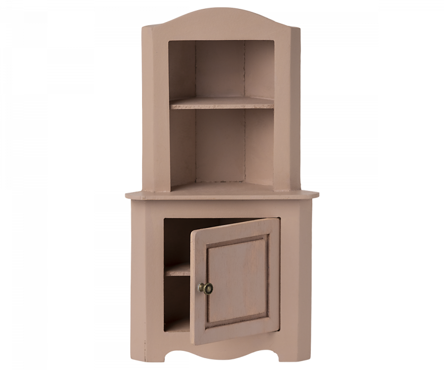 Miniature Corner Cabinet Rose