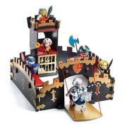 Djeco-Ze-Black-Castle-out-of-box-with-knights