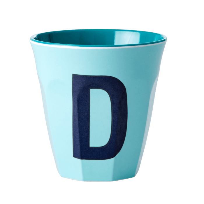 Melamine Alphabet Cup-Bluish - Ottie and the Bea